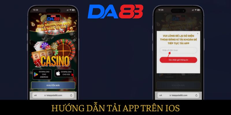 Hướng dẫn tải DA88 phần mềm điện thoại IOS